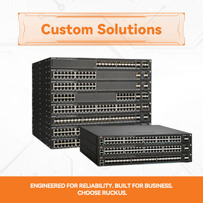 信頼性の高いデータ伝送のためのRuckus ICX 8200-48PFマネージドスイッチ