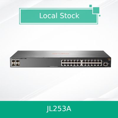 HPE Aruba Networking 2930F 24G 4SFP+ スイッチ (JL253A) 新品およびオリジナル