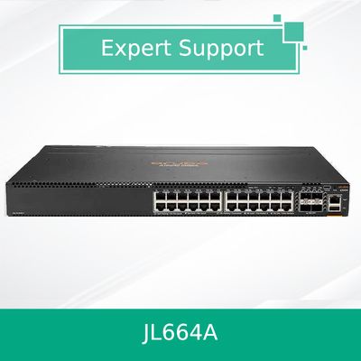 Aruba 6300m シリーズ スイッチ 24 ポート 1gbe および 4 ポート SFP56 スイッチ JL664A