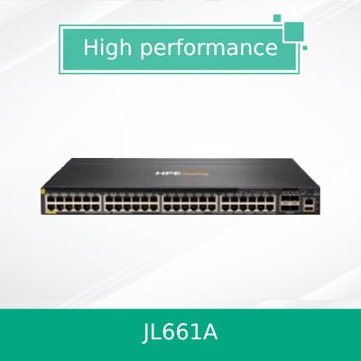 HPE Aruba Networking CX 6300M 48ポート 1GbE Class 4 PoE および 4ポート SFP56 スイッチ (JL661A)
