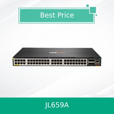 Hpe Aruba Networking Cx 6300m 48ポート Hpe スマートレート 1/2.5/5gbe Poe と 4ポート SFP56 スイッチ (JL659A)