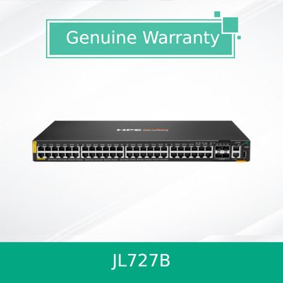 100% 本物 HPE Aruba Networking CX 6200f 48G Class-4 PoE 4SFP+ 370W スイッチ (JL727B)