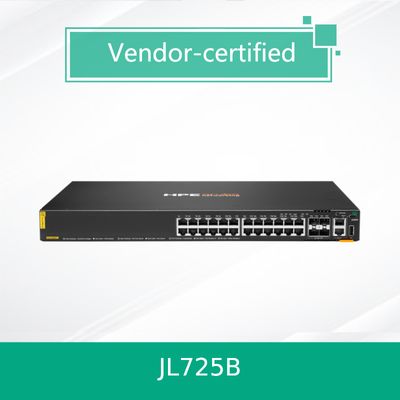 100% 本物 HPE Aruba Networking CX 6200f 24G Class-4 PoE 4SFP+ 370W スイッチ (JL725B)
