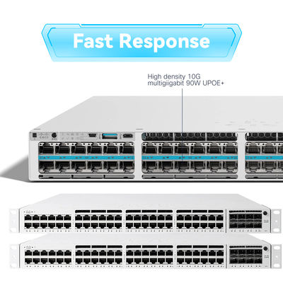 C9200-48p-E 48X 1g RJ45 Poe+ポートネットワークスイッチ 48ポート Poe+ネットワークエッセンシャル X1 AC電源