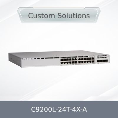 オリジナル 新品 シスコ C9200L-24t-4X-a カタライザー 9200L 24ポート 4X 1g Snmp 積み重ねられるQOS ラック Cisco スイッチ C9200L-24t-4X-a