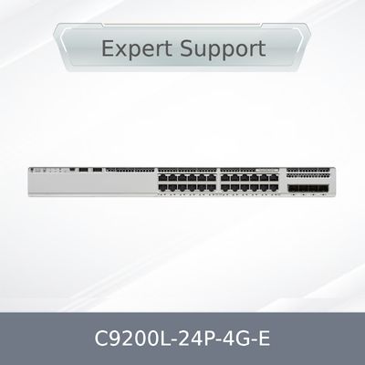 C9200L-24p-4G-E Cisco Catalyst 24ポート PoE レイヤー3 マネージド ギガビットイーサネット 4 SFPポート スタッカブル ネットワークスイッチ C9200L-24p-4G-E