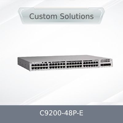 C9200-48p-E 48X 1g RJ45 Poe+ポートネットワークスイッチ 48ポート Poe+ネットワークエッセンシャル X1 AC電源