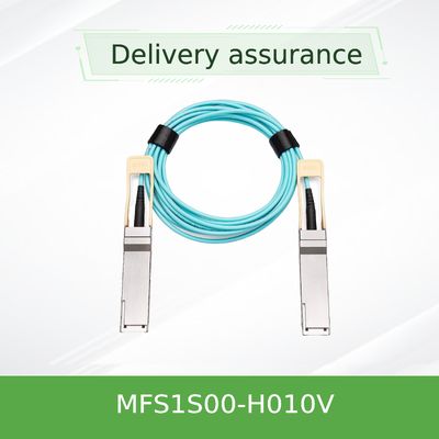 NVIDIA MFS1S00-H010V 200Gb/s QSFP56アクティブ光ケーブル - HDR InfiniBand & 200GbE データセンターのための10m AOC
