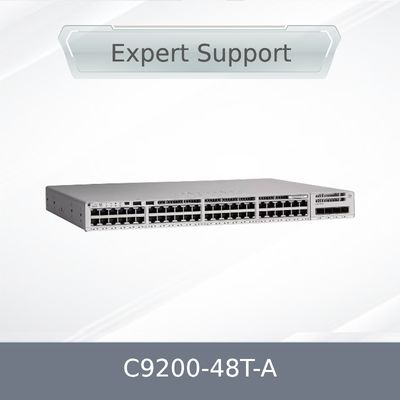 Cisco Catalyst 9200-48T-A 48ポートデータスイッチネットワークアドバンテージライセンス エンタープライズ ギガビットイーサネット