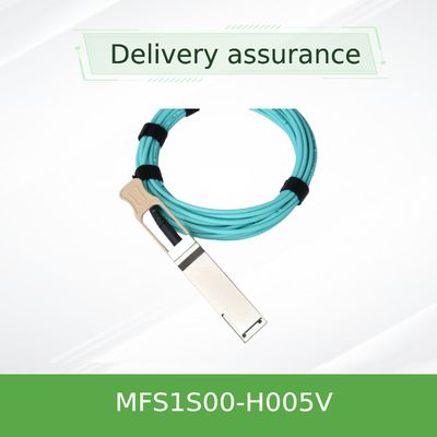 NVIDIA MFS1S00-H005V 200Gb/s QSFP56 アクティブ光ケーブル - 5m 高速データセンターネットワークカード