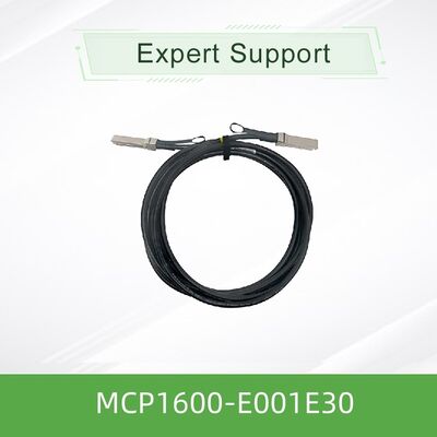 Mellanox MCP1600-E001E30 100Gb/s QSFP28 ダイレクトアタッチ銅線ケーブル