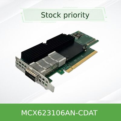 NVIDIA mellanox ConnectX-6 Lx MCX623106AN-CDAT スマートNIC 25/50GbE デュアルポートネットワークカード RoCE&IPsec加速
