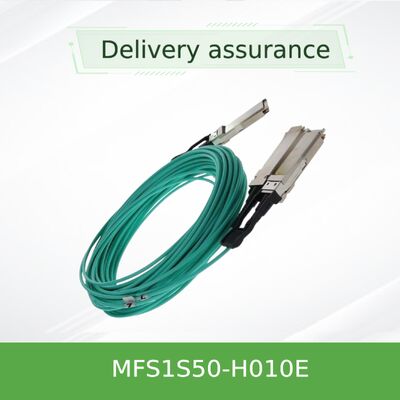 NVIDIA Mellanox MFS1S50-H010E 200Gb/sから2x100Gb/s QSFP56アクティブ光スプリッターケーブル 10m AOC