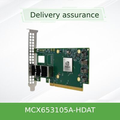 NVIDIA ConnectX-6 MCX653105A-HDAT 200Gb/s Single-Port InfiniBand Smart Adapter with Hardware Encryption & PCIe 4.0