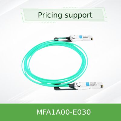 メラノックス MFA1A00-E030 100Gb/s QSFP28 アクティブ オプティカル ケーブル 30m MMF AOC for InfiniBand EDR & 100GbE