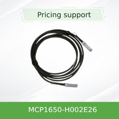 200Gb/s QSFP56 HDR Passive DAC Cable – Mellanox MCP1650-H002E26 2m, 26AWG  LSZH
