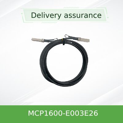 NVIDIA Mellanox MCP1600-E003E26 100Gb/s QSFP28 パッシブダイレクトアタッチ銅線ケーブル – 3m, EDR InfiniBand, 低遅延, データセンター相互接続向けほぼゼロ消費電力