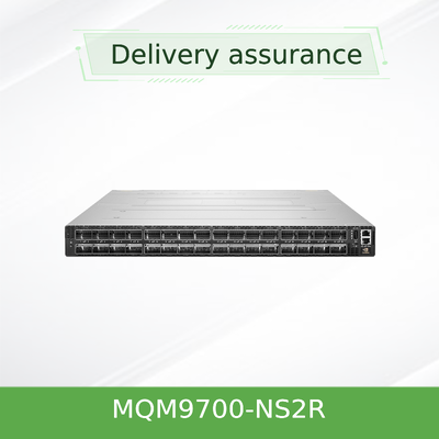 NVIDIA Quantum-2 MQM9700-NS2R 400Gb/s InfiniBand スイッチ – 64ポート NDR、C2Pエアフロー、オンボードマネジメント