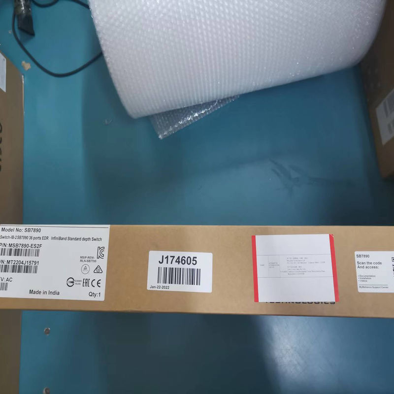 外的の36pはノンブロッキングEDR 100Gb/Sスマートなメラノックス インフィニバンドのスイッチMSB7890-ES2Fを管理した