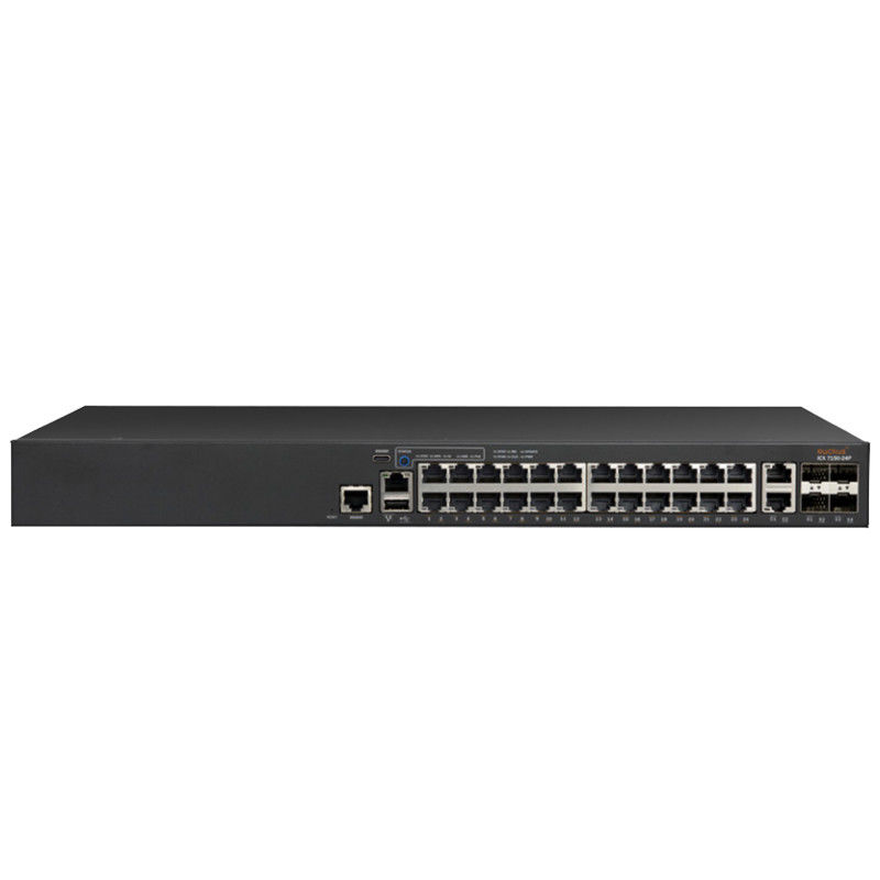 24P 4X1Gの騒ぎのネットワーク スイッチICX7150 10/100/1000Mbps RJ-45 PoE 370W