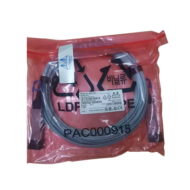 VCSELは100Gb/SまでQSFP メラノックス AOCケーブルMFA1A00-E015 IB EDRを基づかせていた
