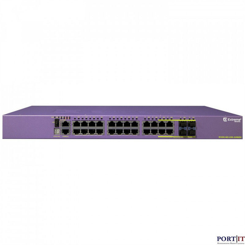 10GE4 スケーラブル AVB Extreme Networks X440 スイッチ G2 24T X440-G2-24p-10GE4 新品およびオリジナル