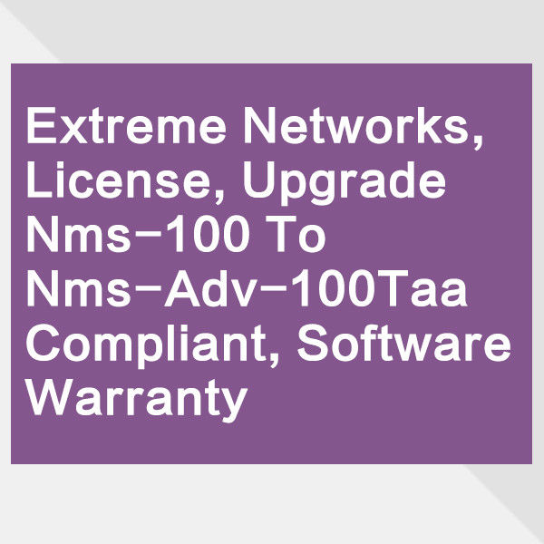 X690 Avb Extreme Networks 10gb スイッチ NMS 100 コントローラ アップグレード Nms ADV のスイッチ ライセンス