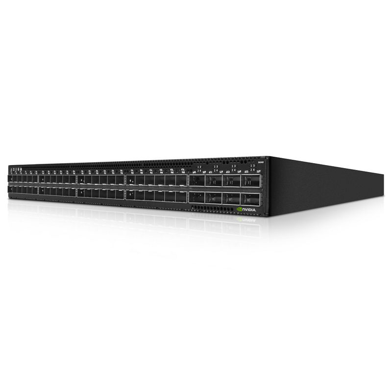 MSN2410-CB2FC メラノックス sN2410メラノックスのネットワーク スイッチの積雲のLinuxは48 SFP28 8つのQSFP28港を左舷に取る