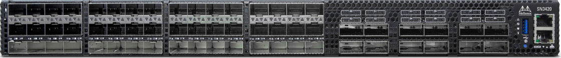 メラノックスのネットワーク スイッチOEM 25GbE/100GbE メラノックスの開いた源のイーサネット スイッチMSN3420-CB2F