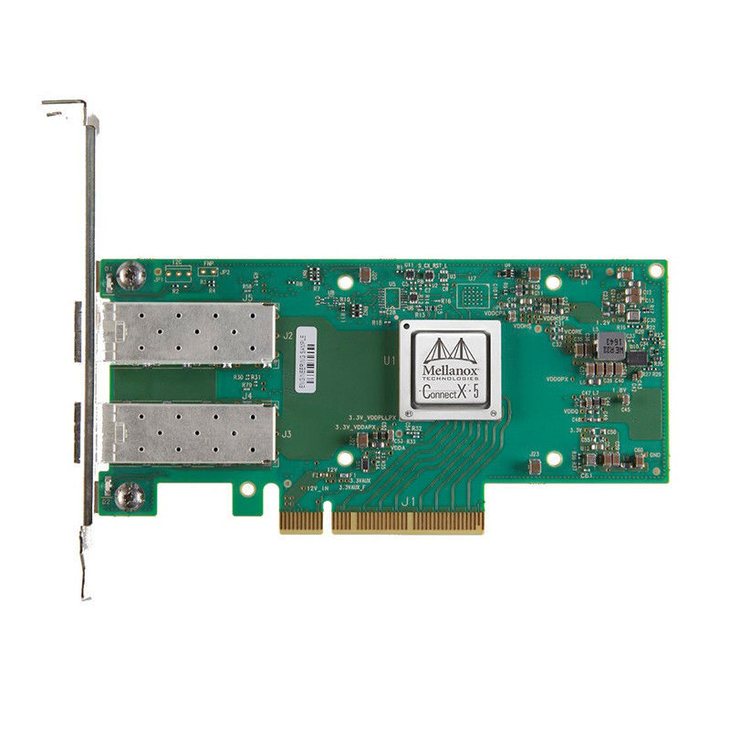 注文のワイヤーで縛られたメラノックス 10gbのイーサネット カードSFP PcieカードMCX512A-ACAT ConnectX-5 EN