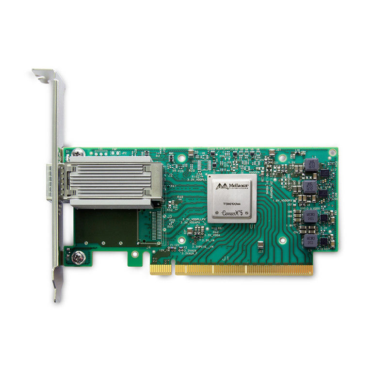 100GbE インフィニバンド メラノックスのネットワーク カードのアダプターMCX515A-CCAT EN 10 Oeの25の40の50の速度
