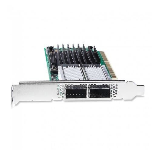 PCIe3.0 X16 ConnectX-4 ENのイーサネットメラノックス NicはMCX416A-CCAT 100GbE QSFP28を梳く