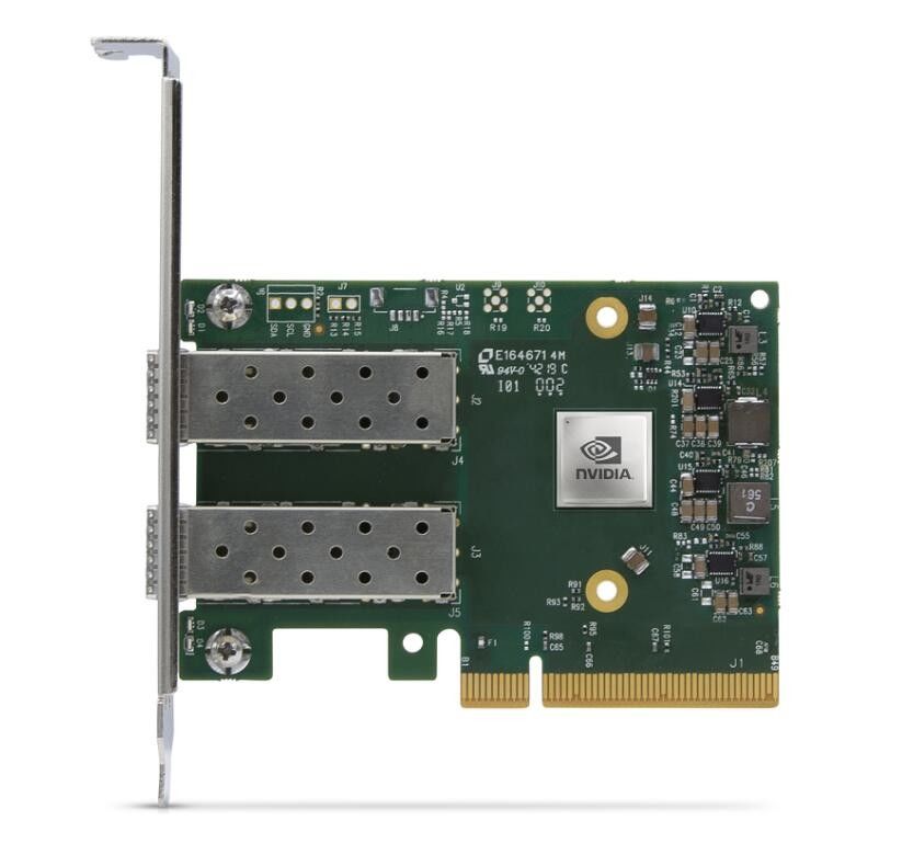 ConnectX-6 DX ENインターフェイスメラノックスのネットワーク カードMCX623105AN-VDAT 100GbEデュアル ポートQSFP56