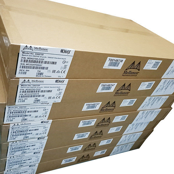 MQM9790-NS2F InfiniBand Mellanox ネットワーク スイッチ 64 ポート 400Gb/S 32 OSFP ポート アンマネージド