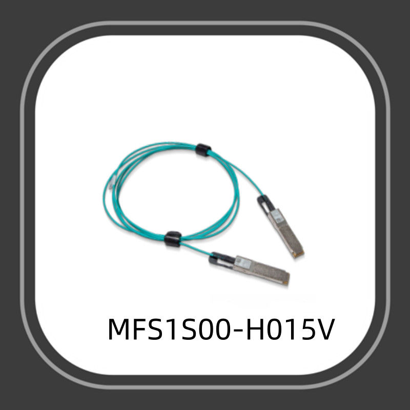 Mellanox AOC DAC ケーブル 200 グラム 15 メートル QSFP56 Aoc ファイバーケーブル MFS1S00-H015V アクティブ光ケーブル
