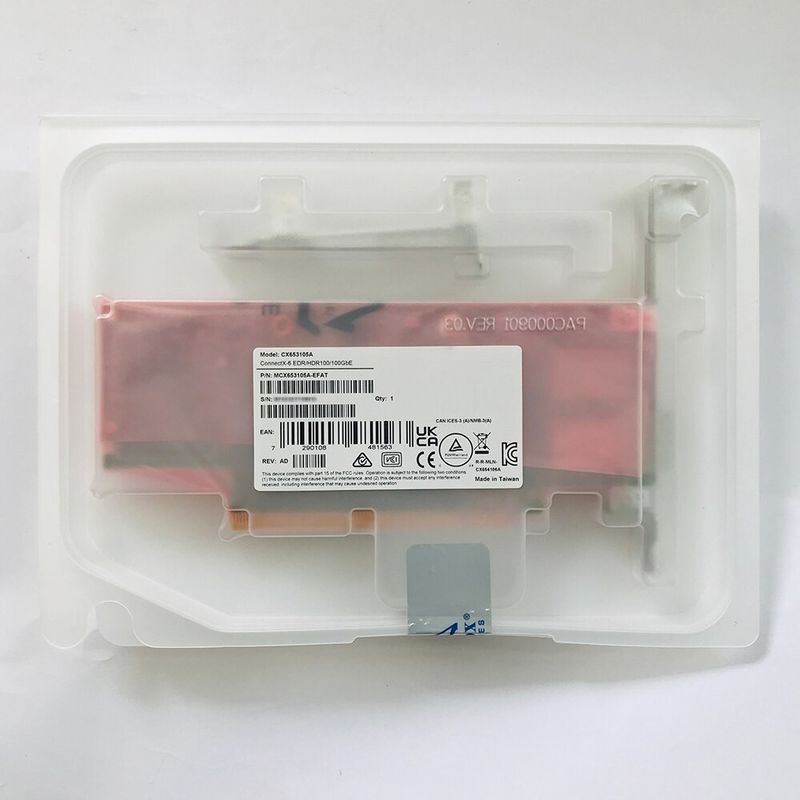 サーバーのための100g MCX653105A-EFAT Mellanoxのネットワーク カードConnectX-6 VPIのアダプター