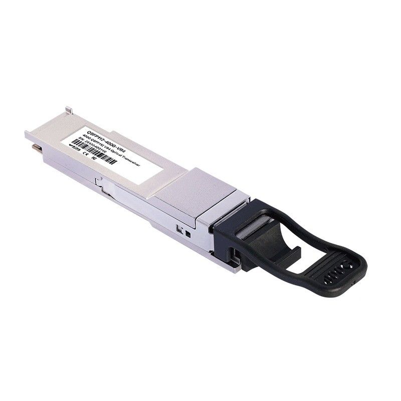 400G QSFP112 SR4 ホットプラグマルチモード光ファイバートランシーバー データセンターと光学インターコネクトのためのインターコネクト100m