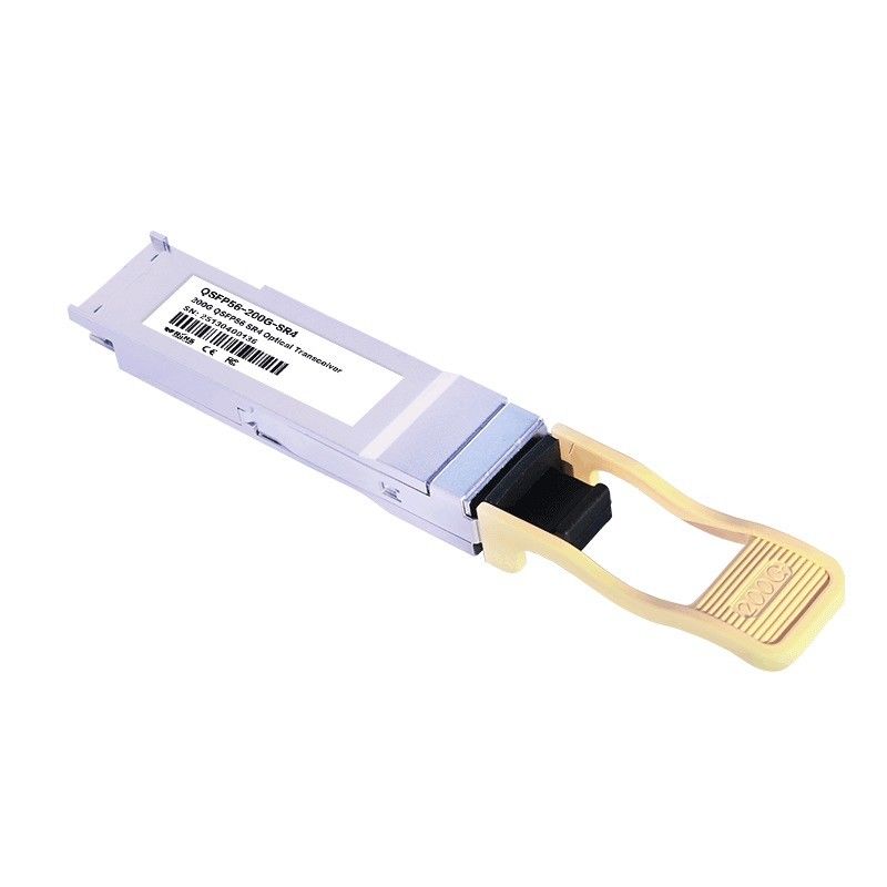 200G-SR4 マルチモード光接送機 200G ホットプラグ可能設計 1 マックス 4W パワー ミンス 受領可能 OM3/OM4 に互換性