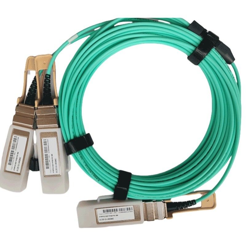 オプティカルトランシーバー ホットプラグ可能と200G QSFP56 から 2x 100G QSFP56 アクティブ オプティカルケーブル