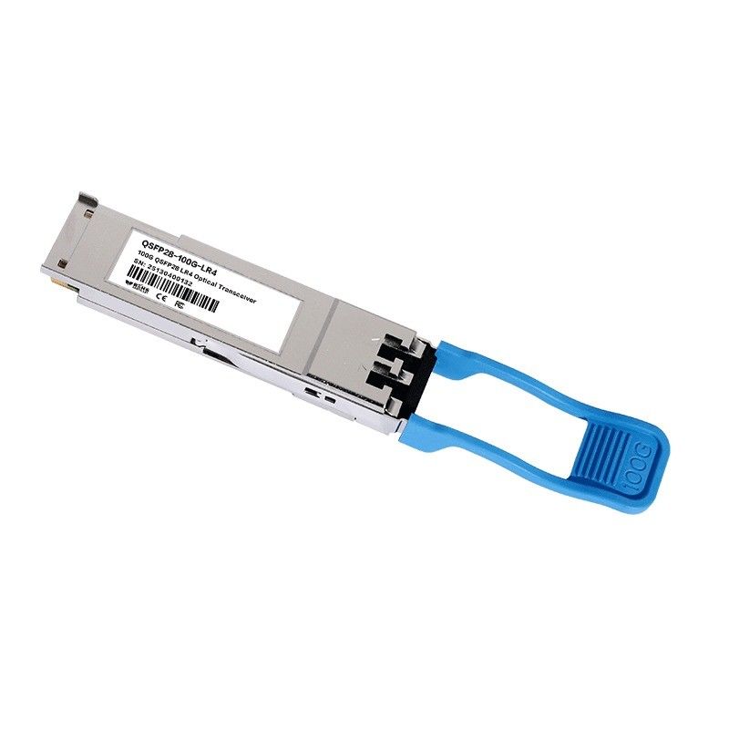 10km 最大送信距離 データセンター接続ソリューションのための100G QSFP28 LR4 オプティカルトランシーバーモジュール