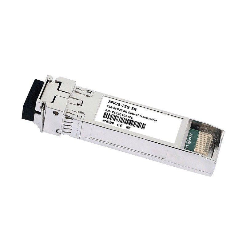 10km シングルモード 25G SFP28 オプティカルトランシーバー プロトコル準拠 SFF-8472 スピードLCコネクタ CE FCC RoHS認証