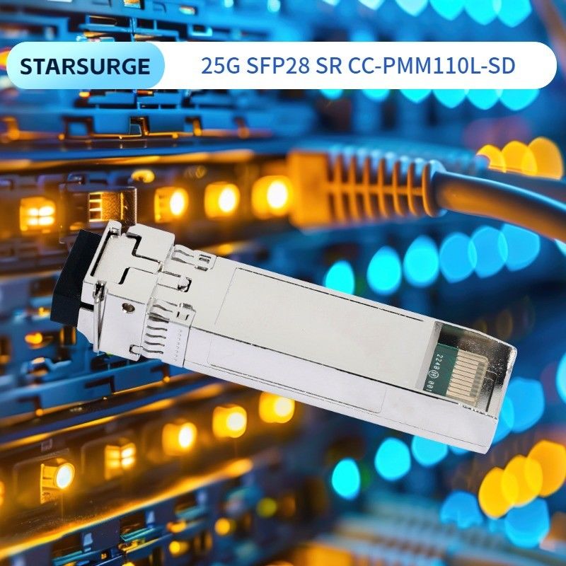 25G SFP28 SR デュアルLCトランシーバーモジュール 電源 DC 3.3V 互換性 SFP28 MSA ファイバー光学機器