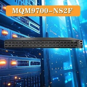 VLANサポート Mqm9700-HS2f Mqm9700-Ns2r Quantum-2 NDR InfiniBandスイッチ 400GB/s Mellanox Advanced Technology