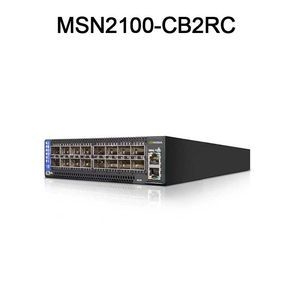 Nvidia Mellanox Spectrum搭載 1U オープンイーサネットスイッチ (Cumulus Linux) MSN2100-CB2RC 16個のQSFP28ポート、EDR最大速度