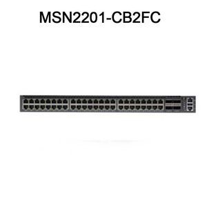 強力なインフィニバンド技術 MSN2201-CB2FC Nvidia 920-9n110-00f1-0c0 48 RJ45 と 4 Qsfp28 ポート 2 電源スイッチ