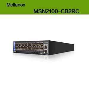 1U NVIDIA Spectrum 100GbE スイッチ、Cumulus Linux 16、QSFP28 ポート x 16、2つのAC電源、x86 2コア、ショートデプス、C2Pエアフロー、最大速度1G