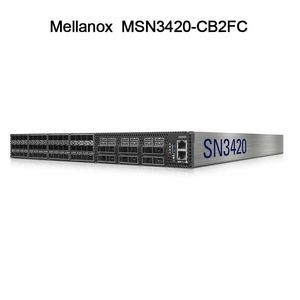 Eth テクノロジー 48 SFP28 12 Qsfp28 ポート イーサネット スイッチ MSN3420-CB2FC 25g と 100g 通信速度
