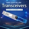 高性能 Qsfp28-100g-Lr4 100g Qsfp28 10km 1310nm Sm デュアル LC ファイバー オプティカル トランシーバー モジュール SFP Lr4 低価格