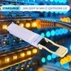 QSFP56 SR4 200GBASE-SR4 850nm 100m DOM MPO-12/UPC MMF QSFP56-200G-SR4 200G SR4 光トランシーバモジュール