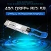 Qsfp 40g Sr Bd 40g/100GB ダブルレートBidi Bdsr 850nm 100m LC デュプレックスコネクタ マルチモード Qsfp 40g Sr 光ファイバートランシーバー